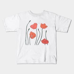 poppies Kids T-Shirt